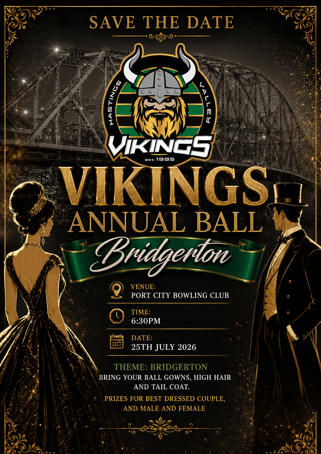 VIKINGS ANNUAL BALL - SAVE THE DATE